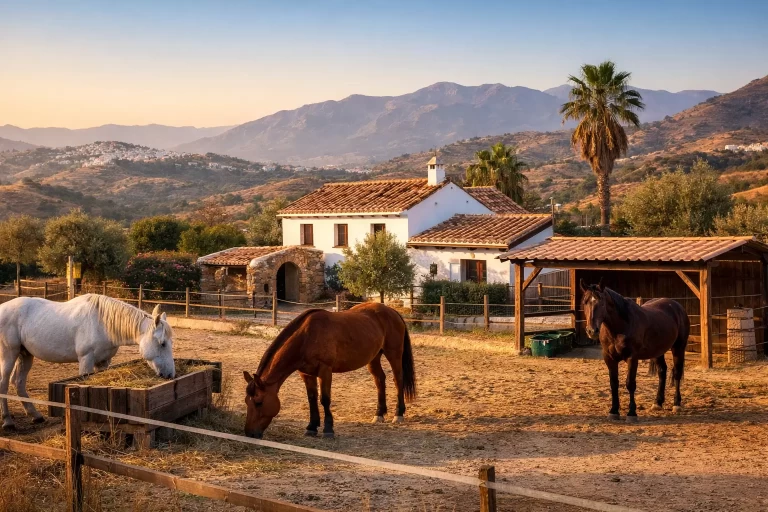 Paarden aan huis in Spanje
