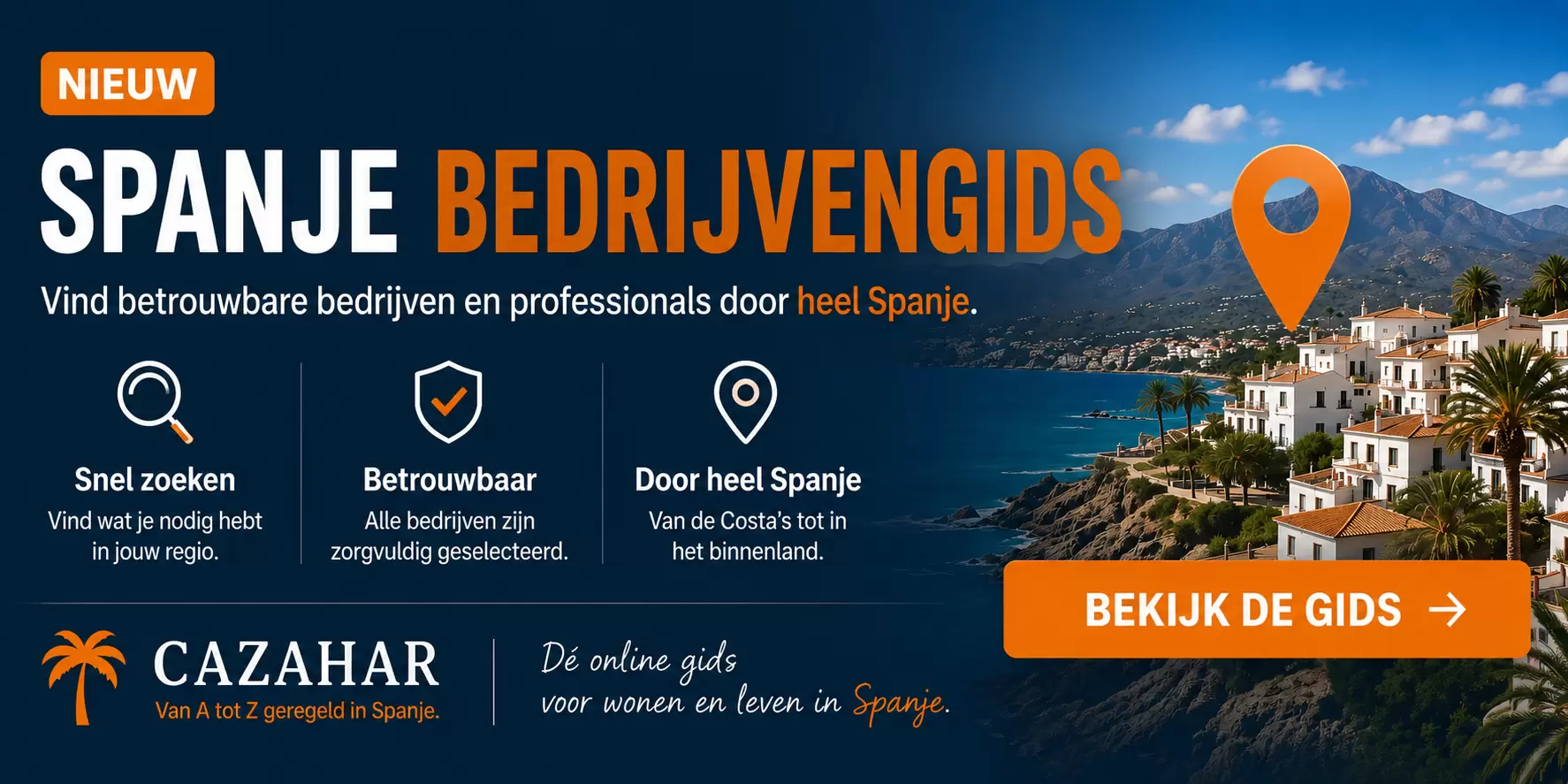 Vind Nederlandse bedrijven en dienstverleners in Spanje